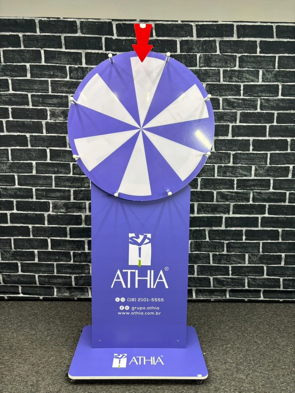 Display Roleta Promocional Personalizada