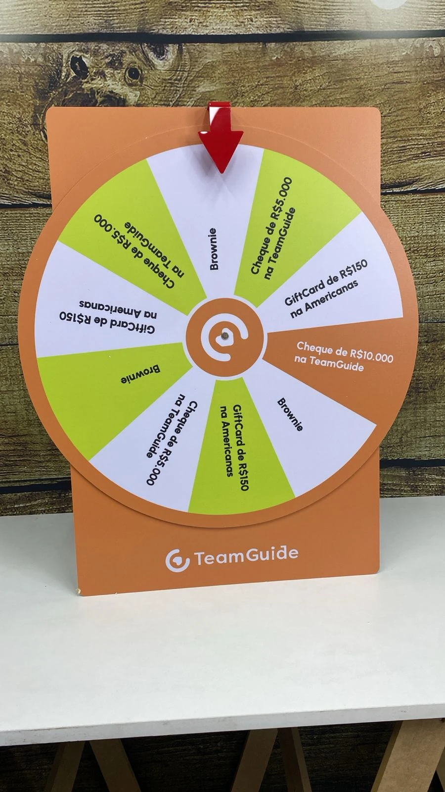 ROLETA PERSONALIZADA PARA AÇÕES PROMOCIONAIS Imagem